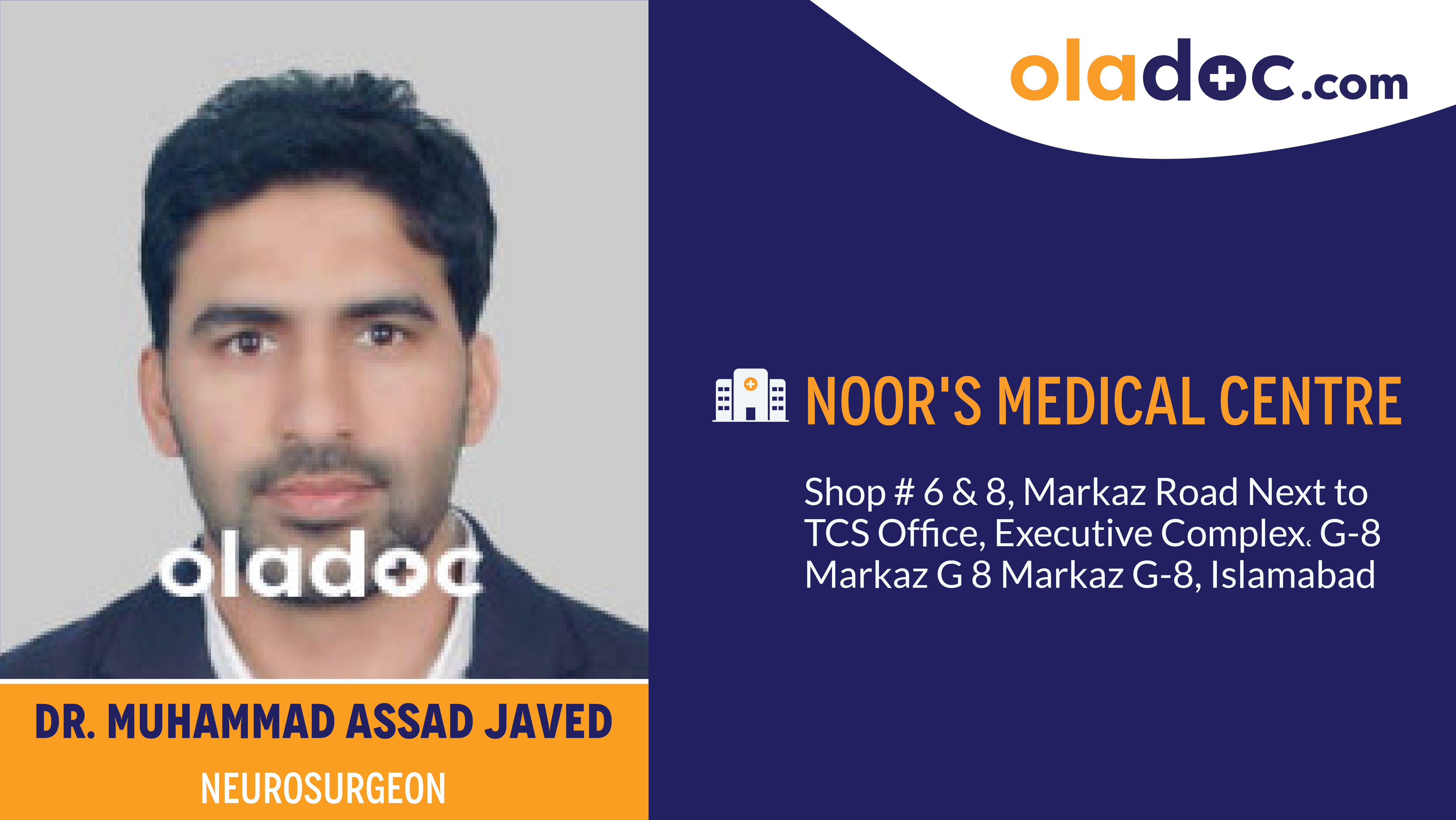 Practice locations of Dr.Muhammad Assad Javed